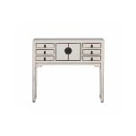 Painted console with storage