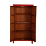 Indochine cupboard with shelving lacquered finish