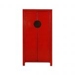 Indochine cupboard with shelving lacquered finish