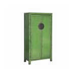 Indochine cupboard with shelving lacquered finish