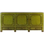 Block & Chisel green wooden sideboard
