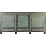 Block & Chisel green wooden sideboard
