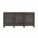 grey lacquered chinese sideboard with 3 doors 