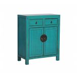 Painted cabinet with 2 doors and 2 drawers