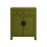 Painted cabinet with 2 doors and 2 drawers