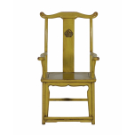 Lime lacquered chinese chair
