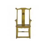 Lacquered high back chair 