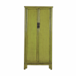 Olive lacquered chinese lacquered cupboard