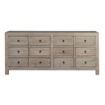 12 drawer natural sideboard 