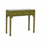 two drawer lacquered console 