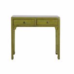two drawer lacquered console 