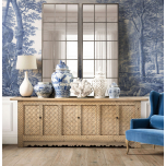 Natural Ming sideboard with doors 