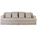 Block & Chisel linen upholstered sofa