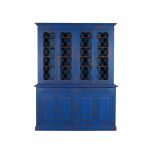 Blue painted limited edition cabinet