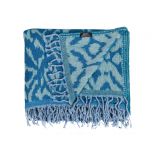 Two tone wool throw 