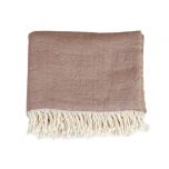 Two tone wool throw 