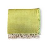 Two tone wool throw 