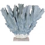 Block & Chisel polyresin coral stand with faux acrylic marble
