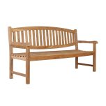 Block & Chisel Hathaway - teak wood bench