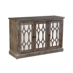Block & Chisel sideboard with mirror paneling