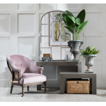 Bailer Cathedral Mirror with silver frames
