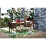 Jungle print rug