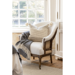Two tone wool throw 