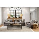 Block & Chisel white/black wool rug with white trim