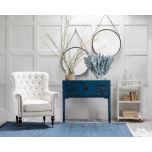 Block & Chisel polyresin coral stand with faux acrylic marble
