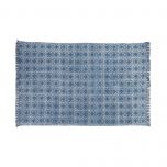 blue cotton rug naksha collection
