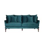 Block & Chisel JADE VELVET SOFA 3 SEATER MARLENA SOFA
