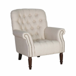 Windsor armchair in speckled beige 