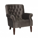 Windsor Tufted armchair in dove grey