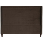 Block & Chisel brown upholstered king size headboard