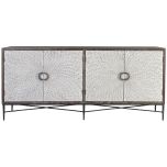 Block & Chisel recycled elm sideboard with iron legs