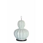 aqua ceramic lamp base