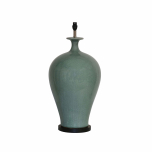 Green ceramic lamp base 