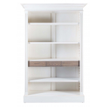 Block & Chisel antique white utility bookcase
