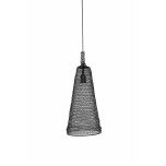 Black mesh pendant hanging light