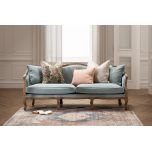 French style sofa with wooden frame