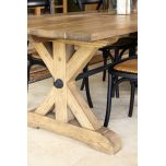 Block and chisel dining table