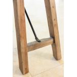 Block and chisel boatwood console table