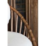 Cane and rattan lounge chair 