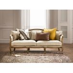 French style sofa with wooden frame