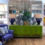 Block & Chisel lime wooden sideboard