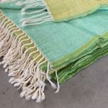 Two tone wool throw 