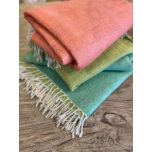 Two tone wool throw 