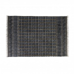 Destiny rug with black and mustard detail 
