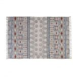 destinty rug in red and NATURAL