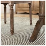 Block & Chisel grey wool rug